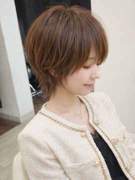 ウィル あべの店(WiLL) イメチェンウルフショートレイヤーカット30代40代50代田嶋V