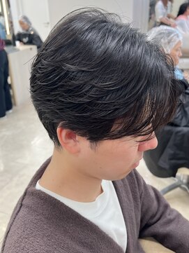 シャルムバイケンジ(Charm.by KENJE) ニュアンスパーマメンズパーマメンズ毛流れパーマフェザーパーマ