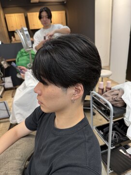 アロー 船橋店(AROH) MEN’S HAIR/波巻きツイストスパイラル/リバースセンターパート