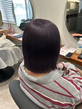 イルダバイグラッシー センター北(iluda by glassi) 垢抜け確定◎ラベンダーグレージュ&ボブ★［伊左治］