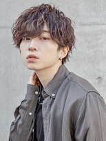 CITY men's メンズサロン/ニュアンスパーマ/フェザーパーマ/ダウンパーマ&nbsp;メンズ刈り上げフェザーパーマツーブロックセンターパート