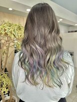 サニー 西中島店(sunny.)&nbsp;ユニコーンカラー/美髪/アッシュグレー/イメチェン