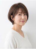 小顔見えナチュラルショート