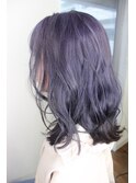 20代30代40代50代★ラベンダーグレージュ★黒髪暗髪★ゆるふわ