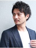 シースルーバンク マッシュヘアー サイドバング