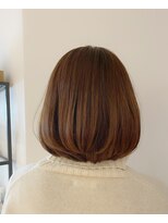 ヘアオーブロジック(HAIR orb LOGIC)&nbsp;ベージュ前下がりボブ