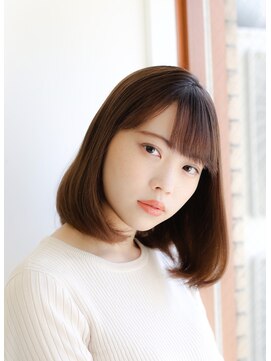 バサ 鷺ノ宮店(BASSA) 【佐々木 スタイル】ふんわりミディアム×ダークブラウン