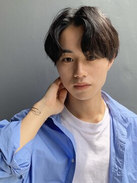 ダブルオーバイオーバーレイ 武蔵新城(w/o by Overlay) 【韓国マッシュ】センターパート #2 カルマパーマ