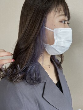 ヘアーアートミュージアム(Hair Art Museum) インナーパープル♪