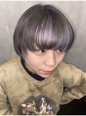 グレージュ/ラベンダー/インナーカラーラベンダー