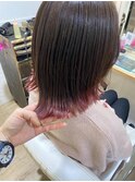裾カラー デザインカラー チェリーピンク 横浜