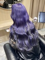 エイトヘアー(8 HAIR) violet × inner silver
