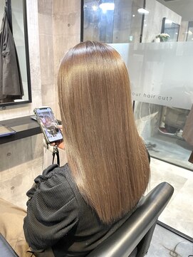 アンク(AnC) ハイライト+グレージュ