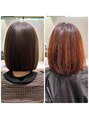 トローノ 栄(TRONO) 地毛風【髪質改善ストレート】で乾かすだけで収まるボブに!