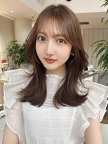 ミンクス 青山店(MINX) 韓国風くびれヘア 大人ガーリーチョコレートモードプリカール