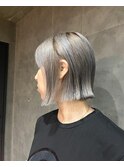 切りっぱなしボブ