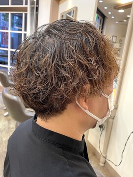 アルターリール(aL ter Rire) ハイライト/マッシュパーマ/ウルフ/アッシュブラック/中村郁未