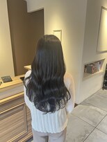 ヘアースタジオ エフ(Hair studio f) ブルーグレージュ/暗髪カラー/ロングレイヤー