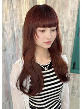 モナバイルーブル(MONA by Louvre) 【MONA】顔まわりレイヤー/暖色カラー/手レイヤーカット/