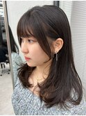 前髪/レイヤーカット/おくれ毛/顔まわりカット/韓国風