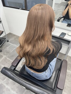 ペレ 栄店(PELE) 前髪/アンブレラカラー/こなれミディ/イメチェン/ウェーブパーマ