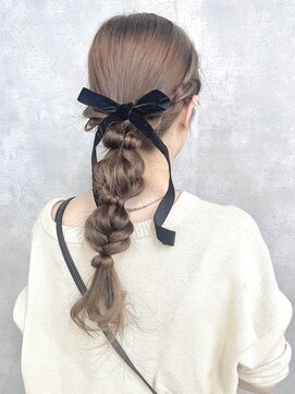 フウ(fuh) 【Iam】編みおろしアレンジ