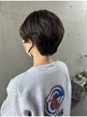 ショートパーマボブ襟足スッキリ大人可愛い20代30代40代
