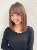 前髪顔周りレイヤー髪質改善白髪染めショートボブ門前仲町1109