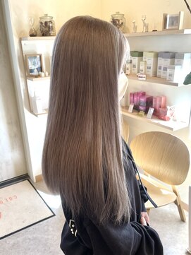 カラースタンド(COLOR STAND) ミルクティーベージュハイトーンダブルカラーブリーチ佐賀