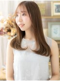 ハイライトカラー抜け感エアストレートc5戸田公園20代30代40代