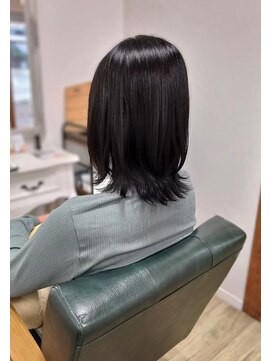 ヘアアトリエ ナイン 岡部店(hair atelier nine) メルティーカラー/似合わせカット/ウェーブミディアム/福島市