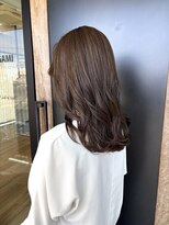 オリガミ 北佐古(ORIGAMI)&nbsp;セミロングレイヤー×アッシュベージュ