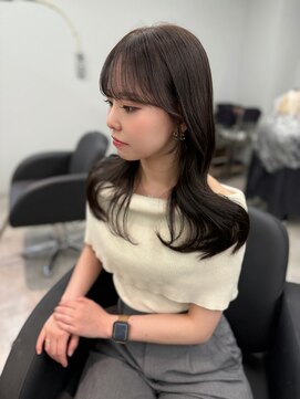 リンドトウキョウ(LINDO TOKYO) 透明感グレージュカラー×くびれ巻き