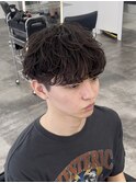 仙台シャドウパーママッシュウルフニュアンスパーマ毛流れ緩め◇