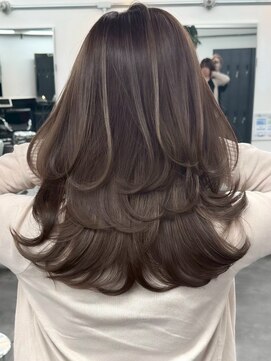 ジルブラン 土浦(JIL BLAN) ハイライトバレイヤージュダブルカラーケアブリーチ20代30代