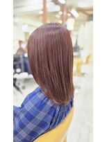 エンシニータス(Encinitas)&nbsp;ピンクベージュ×ミディスタイル