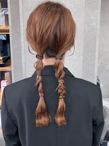 ロンド ボーイ 表参道(Lond BOY)&nbsp;くびれヘア/顔周り/韓国/レイヤーカット/黒髪/ミディアム/表参道