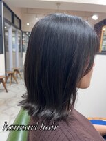 はんなり 行徳 縮毛矯正×外ハネアレンジ