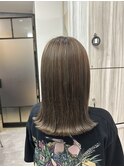 ハイライト 透明感カラー リーフベージュ