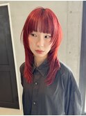 レッドヘア_ハッシュカット