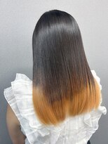 ジェニーバイメノン(JENNIE by Menon)&nbsp;サラつや　セミロング　高濃度水素縮毛矯正