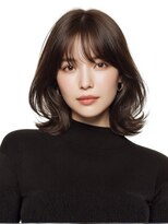 ダブル(W)&nbsp;艶髪/艶感/艶髪/透明感/レイヤーカット/顔まわりカット/4