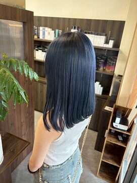 キラヴィ 三宮店(KIRAVI) 外ハネボブ 40代 タッセルボブ グラデーションカラー