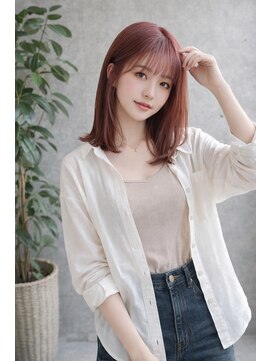 アグ ヘアー ロジェット 松本桐店(Agu hair rojet) シースルーピンクブラウン◎