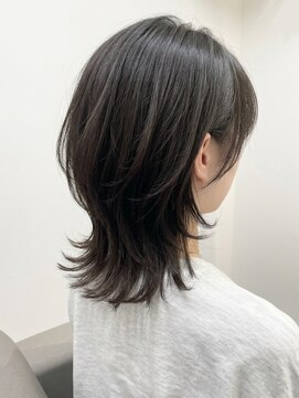 アプレッジ(PLEDGE) 【山科】朝ラク◎ミディアムレイヤーちょっとアイロン【中村】