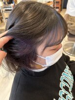 シュガー 仙台宮城野区(&Sugar)&nbsp;ボブスタイルのインナー＊ラベンダーカラー＊