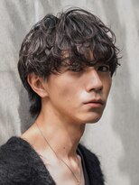 フィフス 大分(fifth)&nbsp;大分シャドウパーマメンズカットラウンドマッシュツーブロック