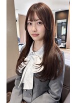 リオリス ヘア サロン(Rioris hair salon) 艶髪ロングレイヤー/顔まわりレイヤー/ブラウン