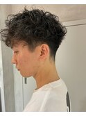 【YOKE】刈り上げメンズカットパーマスタイルスパイラルパーマ