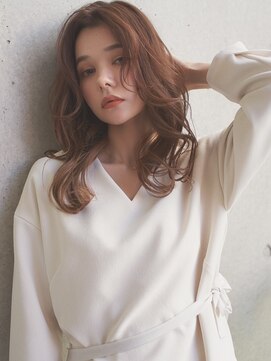 コムマティス 恵比寿ガーデンプレイス(Comme Matisse) 小顔に見せるオリーブカラーボブ黒髪後れ毛[恵比寿/恵比寿駅]